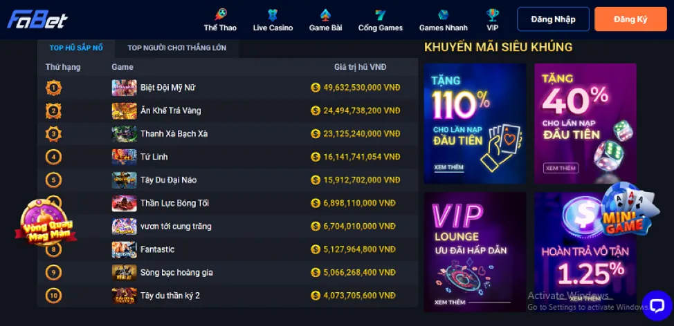 Game bắn cá sôi động tại f8bey win